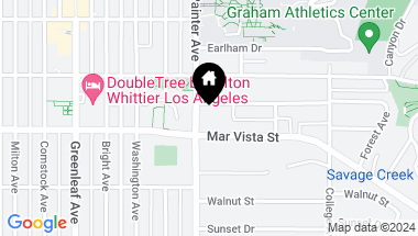Map of 7346 Painter Avenue, Whittier CA, 90602