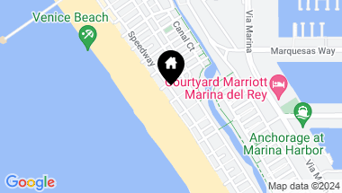 Map of 1 Ironsides St Unit: 10, Marina Del Rey CA, 90292