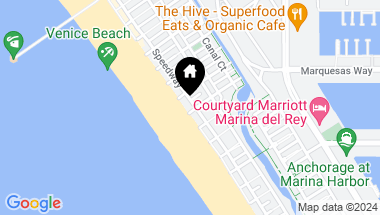 Map of 3817 OCEAN FRONT Walk, Marina del Rey CA, 90292