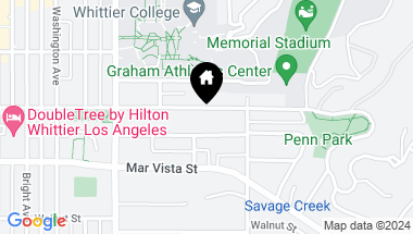 Map of 13716 Penn Street, Whittier CA, 90602