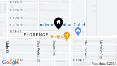 Map of 418 E 71st Street, Los Angeles CA, 90003