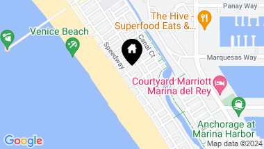 Map of 16 Galleon Street, Marina del Rey CA, 90292