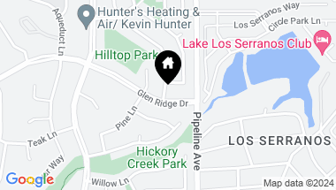 Map of 4040 Glen Ridge Drive, Chino Hills CA, 91709