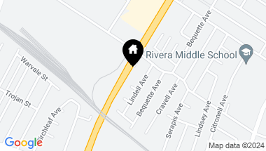 Map of 7466 Rosemead Boulevard, Pico Rivera CA, 90660