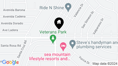 Map of 9896 Palm Drive, Desert Hot Springs CA, 92240