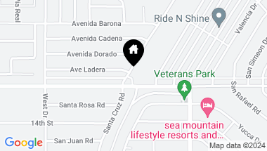 Map of 9990 Santa Cruz Road, Desert Hot Springs CA, 92240