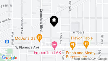 Map of 6812 11Th Avenue 18, Los Angeles CA, 90043