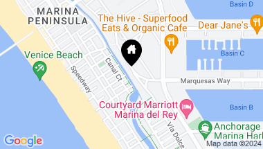 Map of 3803 VIA DOLCE, Marina del Rey CA, 90292