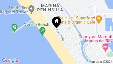 Map of 3507 Ocean Front Walk, Marina del Rey CA, 90292
