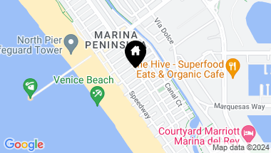 Map of 3401 PACIFIC Avenue 3, Marina del Rey CA, 90292