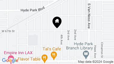 Map of 6702 5th Avenue, Los Angeles CA, 90043