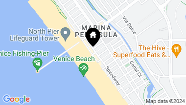 Map of 1 Buccaneer Street 6, Marina del Rey CA, 90292