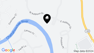 Map of 8621 Ellard Drive, Alpharetta GA, 30022
