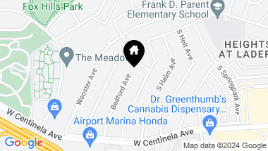 Map of 6524 Bedford Avenue, Los Angeles CA, 90056