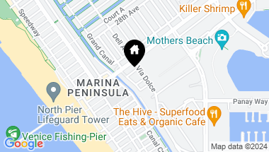 Map of 3119 Via Dolce 310, Marina del Rey CA, 90292