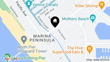 Map of 3111 VIA DOLCE 215, Marina del Rey CA, 90292
