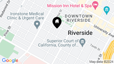 Map of 4049 Almond Street 2, 3, Riverside CA, 92501