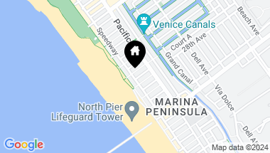 Map of 10 27TH Avenue, Venice CA, 90291