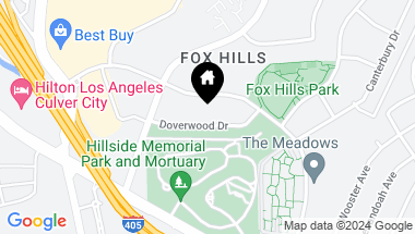 Map of 5845 Doverwood Drive 108, Culver City CA, 90230