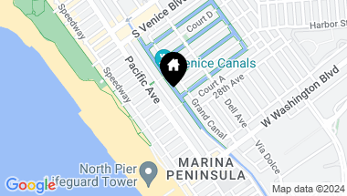 Map of 2611 Grand Canal, Venice CA, 90291