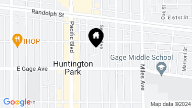 Map of 6315 Seville Avenue K, Huntington Park CA, 90255