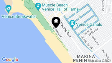 Map of 2311 Ocean Front Walk, Venice CA, 90291