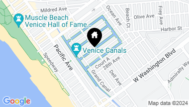 Map of 240 Howland Canal, Venice CA, 90291