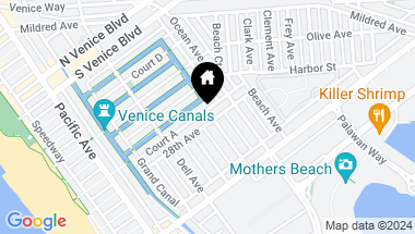 Map of 459 28th Avenue, Venice CA, 90291