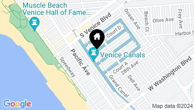Map of 210 Linnie Canal, Venice CA, 90291