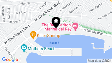 Map of 4265 Marina City Drive 415, Marina del Rey CA, 90292