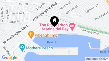 Map of 4337 Marina City 249, Marina del Rey CA, 90292