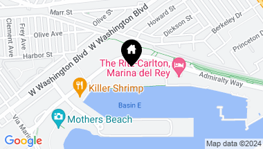 Map of 4314 marina city Drive 424, Marina del Rey CA, 90292