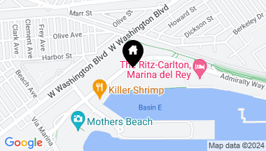 Map of 4265 Marina City Club Dr. PH8, Marina del Rey CA, 90292