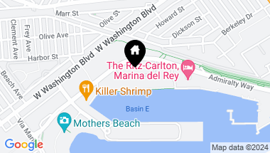 Map of 4335 Marina City Dr 1134, Marina del Rey CA, 90292