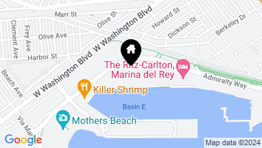 Map of 4267 Marina City Drive 904, Marina del Rey CA, 90292