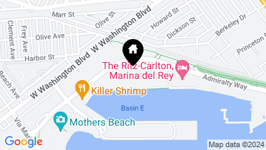 Map of 4314 Marina City Drive 426C, Marina del Rey CA, 90292