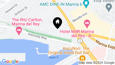 Map of 13700 Marina Pointe Drive 918, Marina del Rey CA, 90292