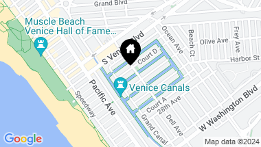 Map of 237 LINNIE CANAL, Venice CA, 90291