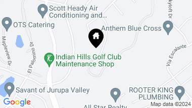 Map of 7460 Live Oak Drive, Jurupa Valley CA, 92509