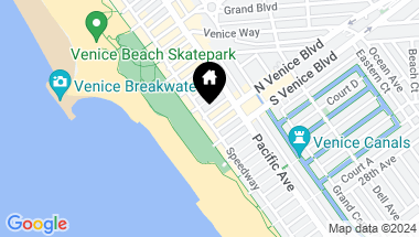 Map of 17 N VENICE Boulevard, Venice CA, 90291