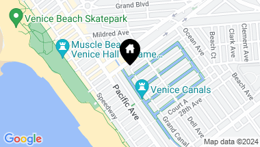 Map of 2212 GRAND CANAL Unit: 2212, VENICE CA, 90291