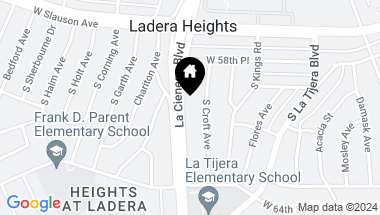 Map of 5924 S LA CIENEGA Boulevard, Los Angeles CA, 90056