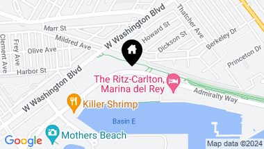 Map of 4265 Marina City 915, Marina del Rey CA, 90292
