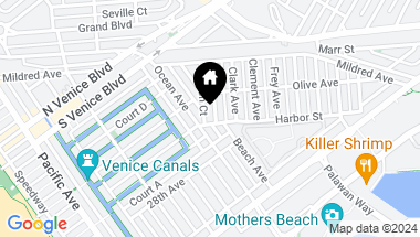 Map of 2429 Mckinley Ave, Venice CA, 90291