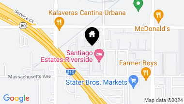 Map of 2595 Atlanta Avenue 58, Riverside CA, 92507