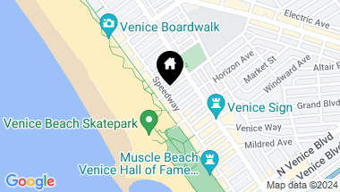 Map of 14 Westminster Ave, Venice CA, 90291