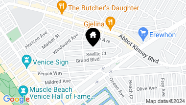 Map of 522 Rialto Avenue, Venice CA, 90291