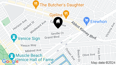 Map of 532 Rialto Avenue, Venice CA, 90291