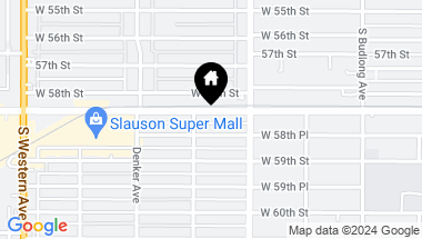 Map of 1442 W SLAUSON Avenue, Los Angeles CA, 90047