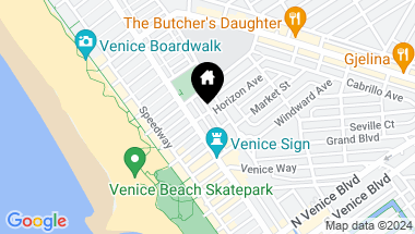 Map of 1401 INNES Place, Venice CA, 90291